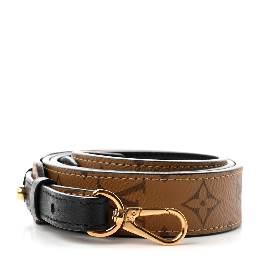 Louis Vuitton Monogram Reverse Bandoulière Adjustable Canvas Strap 40mm